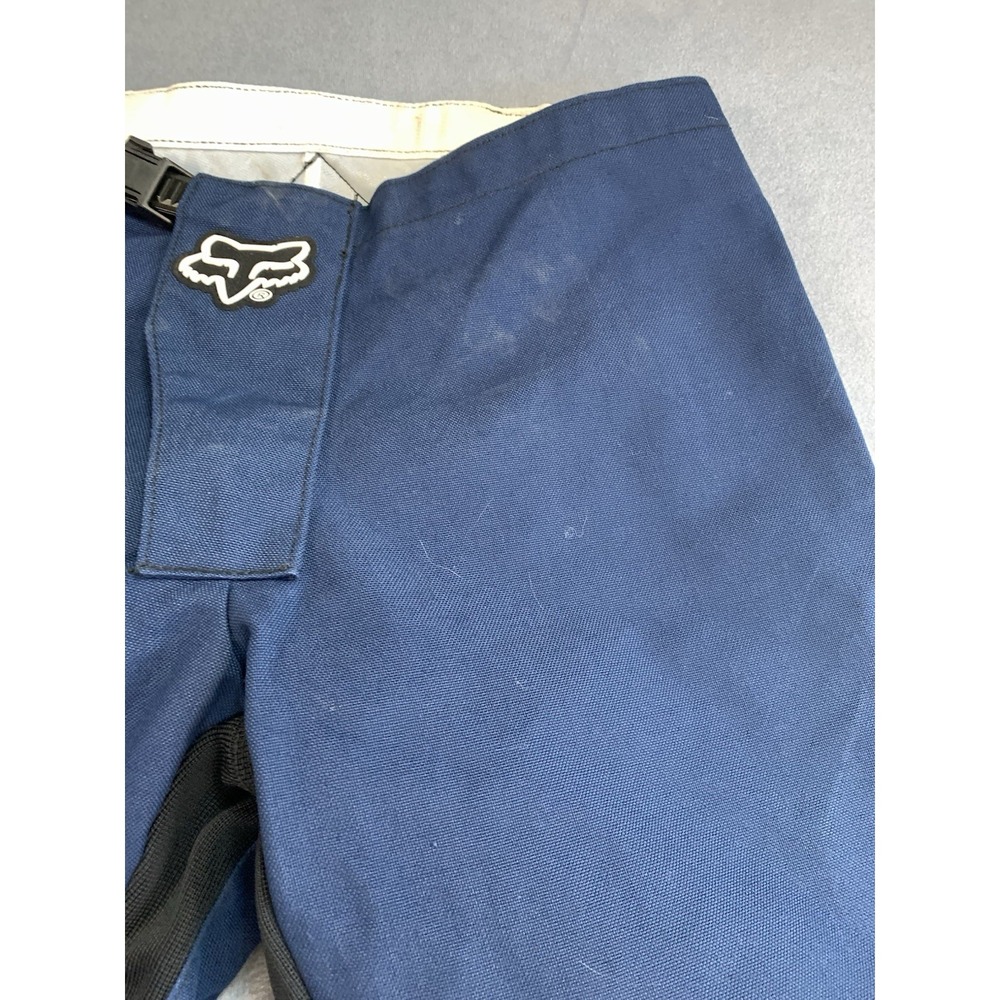 Fox Racing Strafer Motocross Pants Blue Black Off-Road Riding Gear Mens Sz 34 - Picture 3 of 8